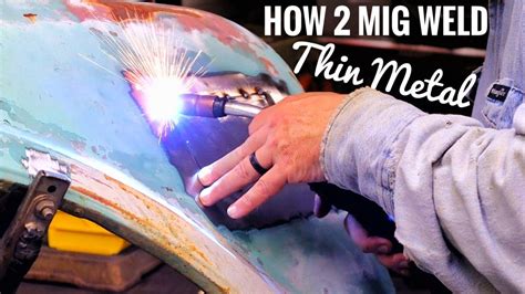 mig welding thin metal videos